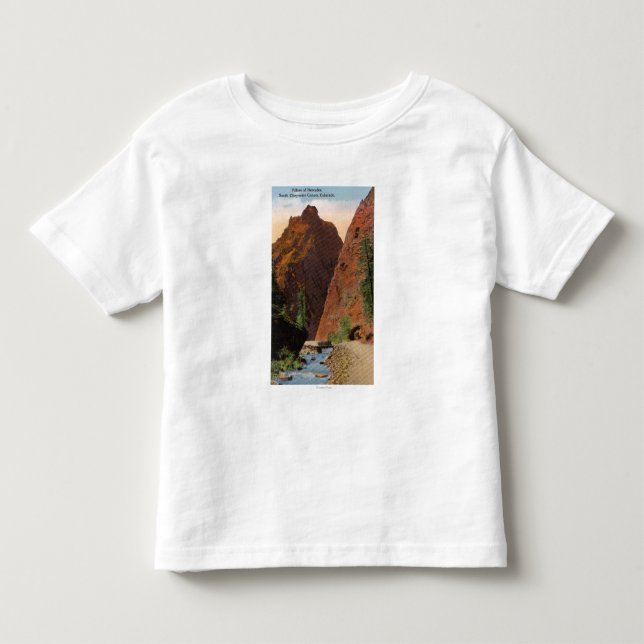 Camiseta De Bebé Barranco del sur de Cheyenne (Anverso)