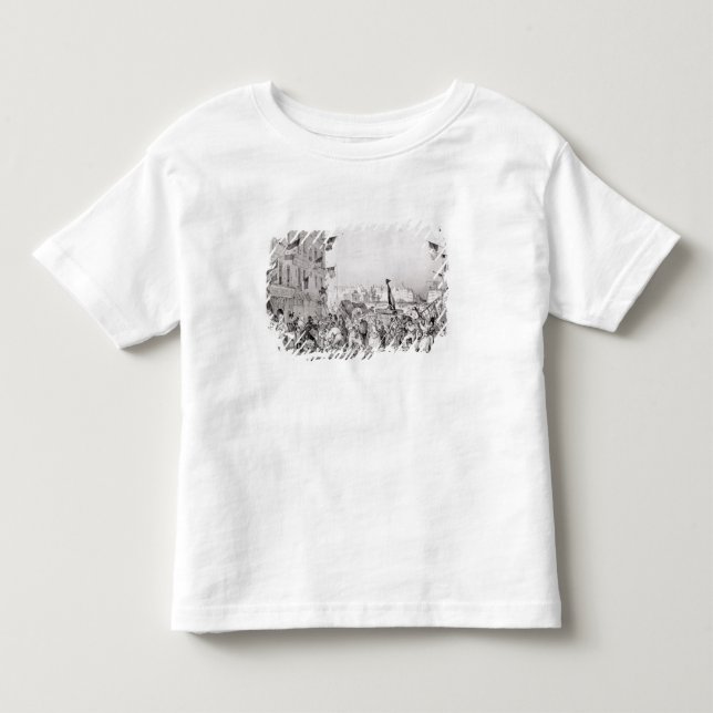 Camiseta De Bebé Barricada en la ruda Dauphine (Anverso)