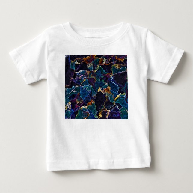 Camiseta De Bebé Barrido de petróleo (Anverso)