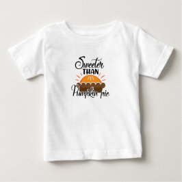 Camiseta De Bebé Barrido más dulce que la calabaza