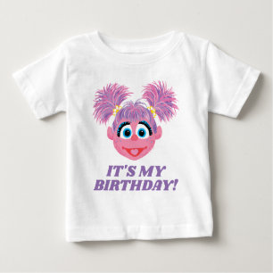 Camiseta De Bebé Barrio Sésamo   Abby Cadabby - Es mi cumpleaños