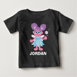 Camiseta De Bebé Barrio Sésamo   Abby Cadabby personalizada