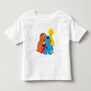 Camiseta De Bebé Barrio Sésamo Abrazo grupal