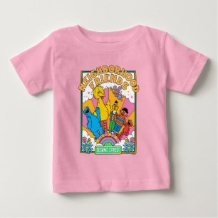 Camiseta De Bebé Barrio Sésamo   Amigos vecinos