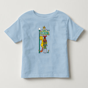 Camiseta De Bebé Barrio Sésamo   Bajo el Rótulo de Plaza Sésamo