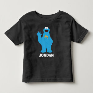 Camiseta De Bebé Barrio Sésamo   Bebé Monstruo de Cookie Personaliz