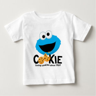 Camiseta De Bebé Barrio Sésamo   Cookies amantes de la galleta