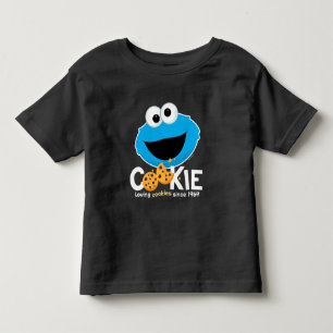 Camiseta De Bebé Barrio Sésamo   Cookies amantes de la galleta