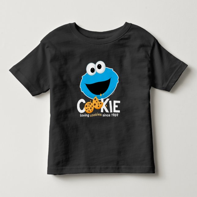 Camiseta De Bebé Barrio Sésamo | Cookies amantes de la galleta (Anverso)