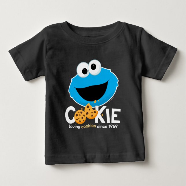 Camiseta De Bebé Barrio Sésamo | Cookies amantes de la galleta (Anverso)