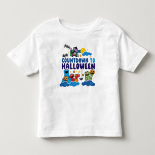Camiseta De Bebé Barrio Sésamo   Cuenta regresiva para Halloween