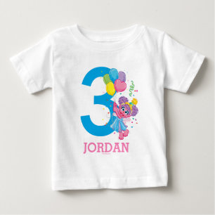 Camiseta De Bebé Barrio Sésamo Cumpleaños Abby Cadabby