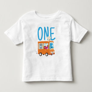 Camiseta De Bebé Barrio Sésamo   Cumpleaños de Cookie Monster Food 
