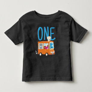 Camiseta De Bebé Barrio Sésamo   Cumpleaños de Cookie Monster Food 