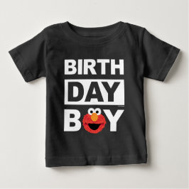 Camiseta De Bebé Barrio Sésamo | Elmo Birthday Boy