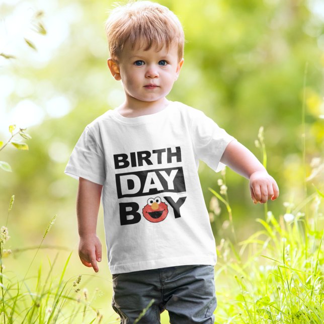 Camiseta De Bebé Barrio Sésamo | Elmo - Nacimiento (Subido por el creador)