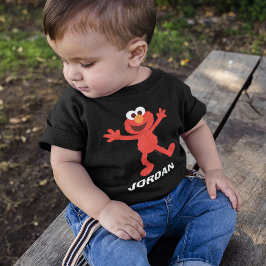 Camiseta De Bebé Barrio Sésamo | Elmo personalizado