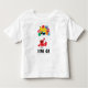 Camiseta De Bebé Barrio Sésamo | Elmo y Pals -cuarto cumpleaños (Anverso)