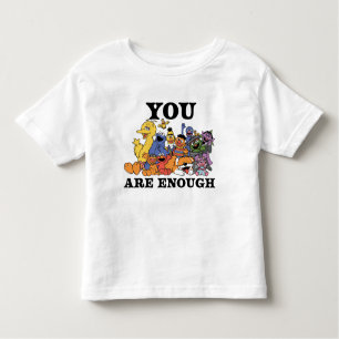 Camiseta De Bebé Barrio Sésamo   Eres suficiente