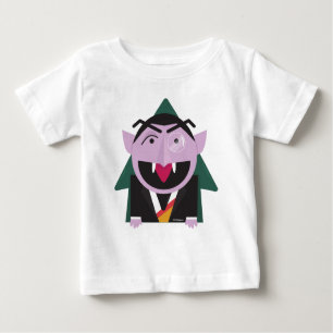 Camiseta De Bebé Barrio Sésamo   Ilustracion Count von Count
