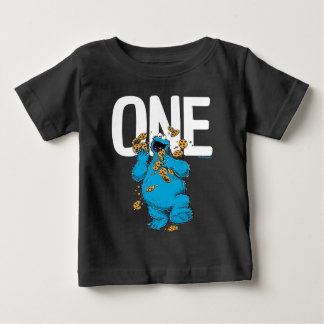 Camiseta De Bebé Barrio Sésamo | Monstruo de galletas soy un cumple
