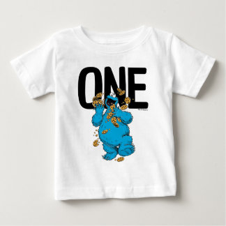 Camiseta De Bebé Barrio Sésamo | Monstruo de galletas soy un cumple