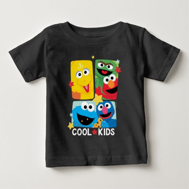 Camiseta De Bebé Barrio Sésamo | Niños de Guay (Anverso)
