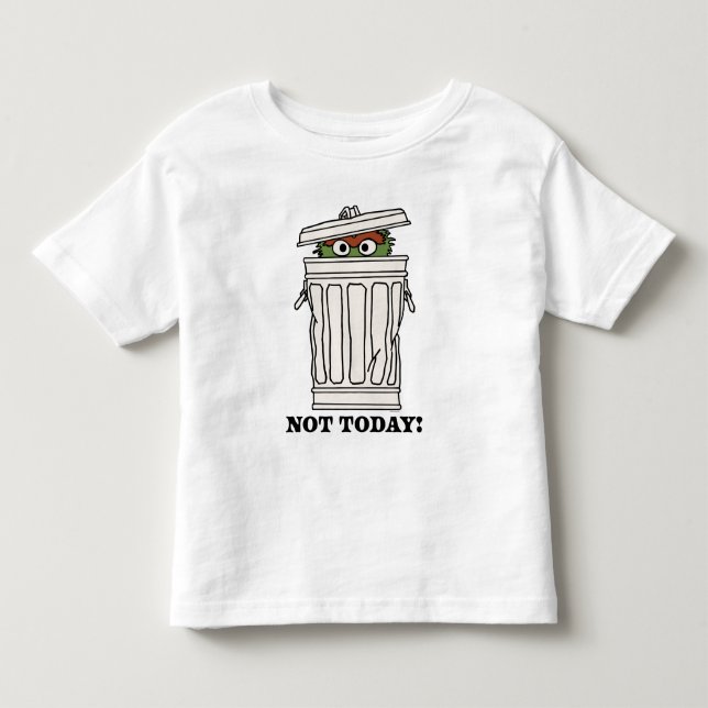 Camiseta De Bebé Barrio Sésamo | Oscar al Grupo No Hoy! (Anverso)