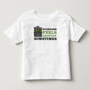Camiseta De Bebé Barrio Sésamo   Oscar el grupo se siente crudo