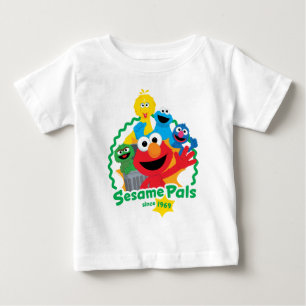 Camiseta De Bebé Barrio Sésamo   Pilas Sesame Desde 1969