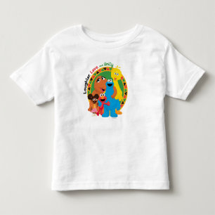 Camiseta De Bebé Barrio Sésamo   Risas, amor y unidad