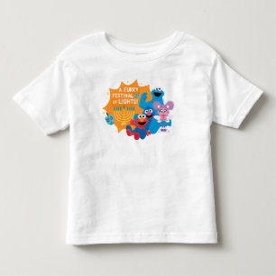 Camiseta De Bebé Barrio Sésamo   ¡Un Festival de Luces Furtivo!