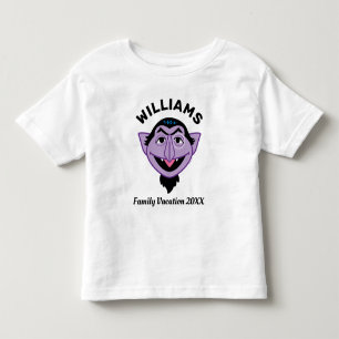 Camiseta De Bebé Barrio Sésamo Vacaciones familiares de Count von