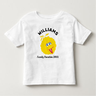 Camiseta De Bebé Barrio Sésamo   Vacaciones para familias de aves g