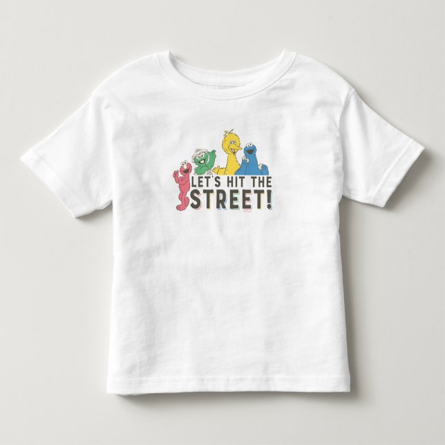 Camiseta De Bebé Barrio Sésamo | ¡Vamos a la calle! (Anverso)
