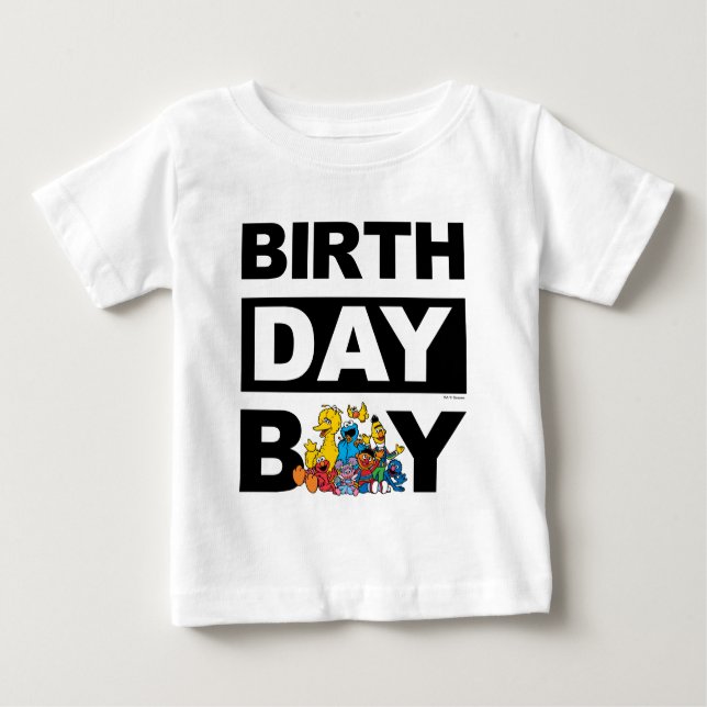 Camiseta De Bebé Barrio Sésamo y niño de cumpleaños de Pals (Anverso)