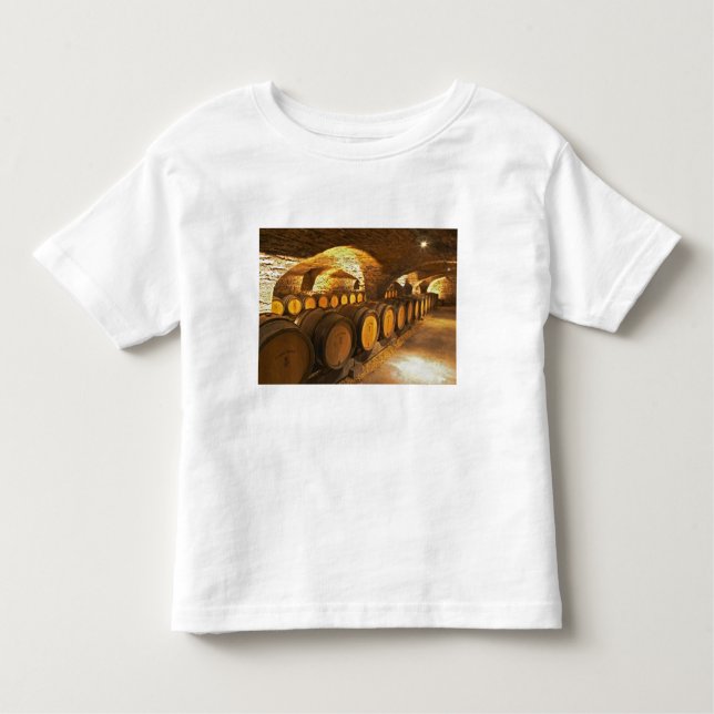 Camiseta De Bebé Barrios de roble en la bodega del Domaine Comte (Anverso)