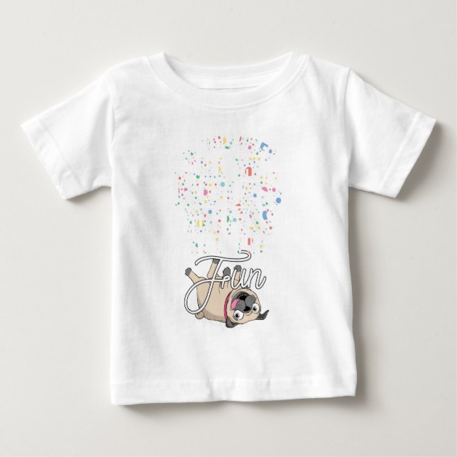 Camiseta De Bebé Barro amasado adorable y tonto (Anverso)