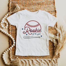 Camiseta De Bebé BARRY Rookie del año cumpleaños del béisbol