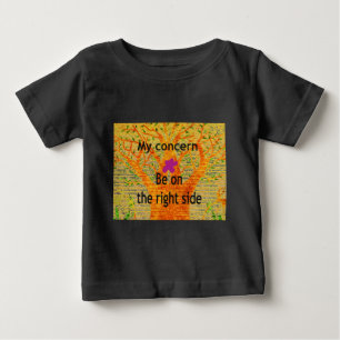 Camiseta De Bebé Basado en la rectitud de Baobab, la perspectiva de