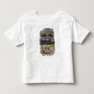 Camiseta De Bebé basalto poligonal, Staffa, frente a la isla de Mul