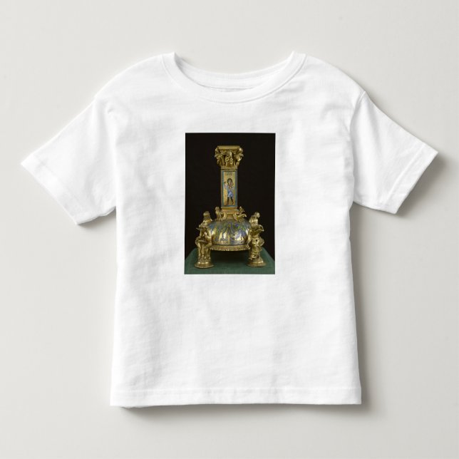 Camiseta De Bebé Base de la cruz de St. Bertín (Anverso)