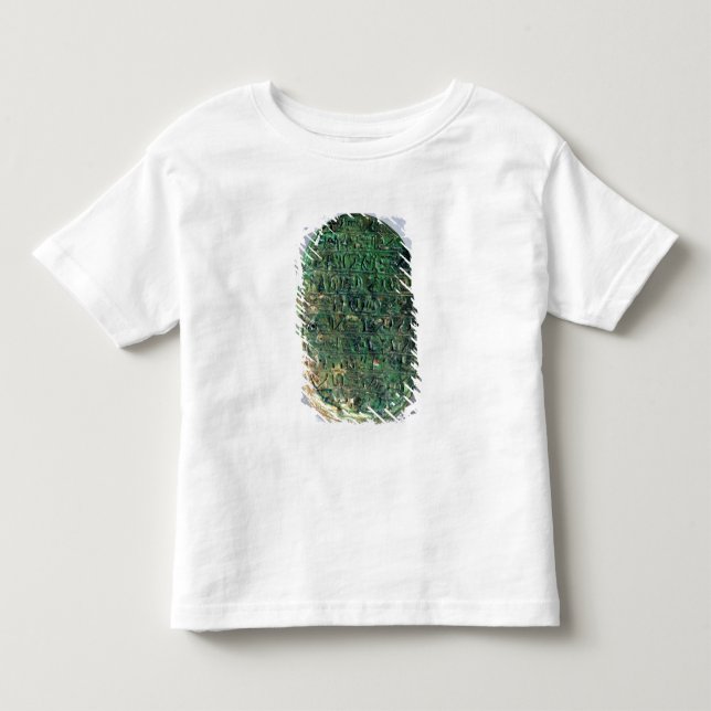 Camiseta De Bebé Base de un pañuelo matrimonial de Amenhotep III (Anverso)