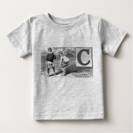 Camiseta De Bebé Baseball Inicial C Deportes Significado Catcher