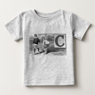 Camiseta De Bebé Baseball Inicial C Deportes Significado Catcher