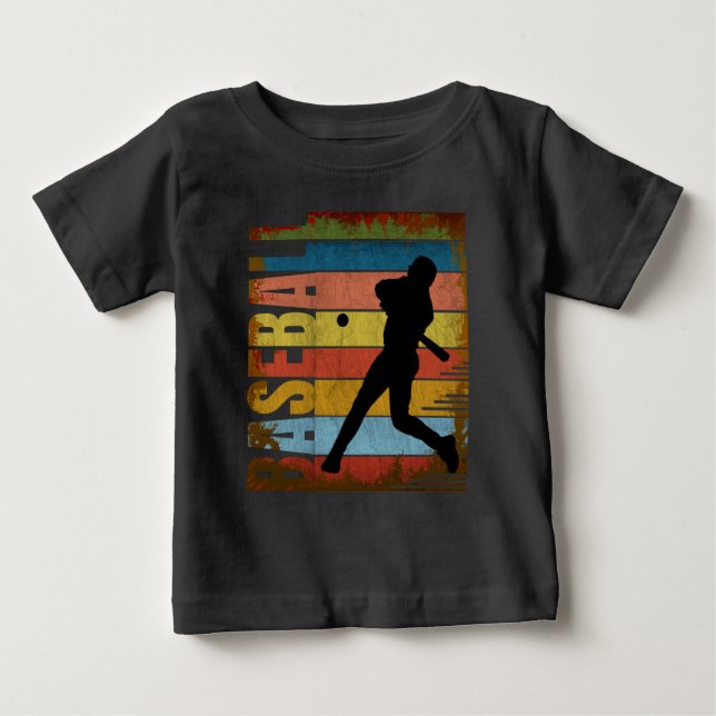 CAMISETA DE BEBÉ BASEBALL VINTAGE STYLE (Anverso)