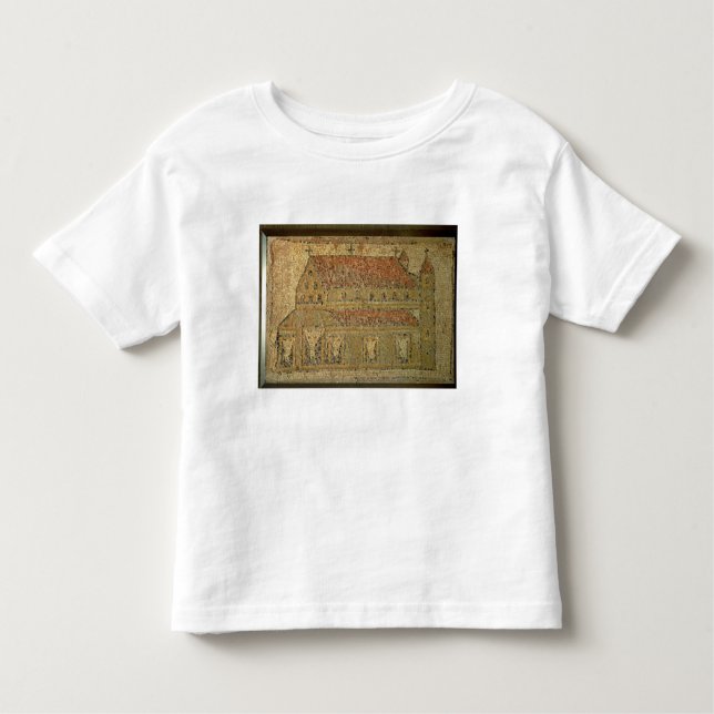 Camiseta De Bebé Basílica cristiana, pavimento de mosaico, período (Anverso)