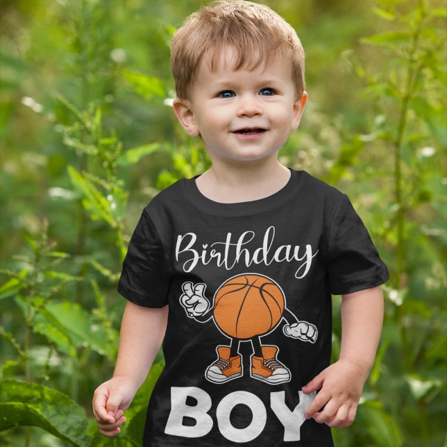 Camiseta De Bebé Básquetbol Birthday Boy T-Shirt (Subido por el creador)