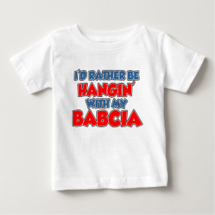 Camiseta De Bebé Bastante caída con Babcia