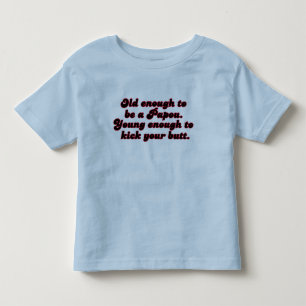 Camiseta De Bebé Bastante viejo Papou